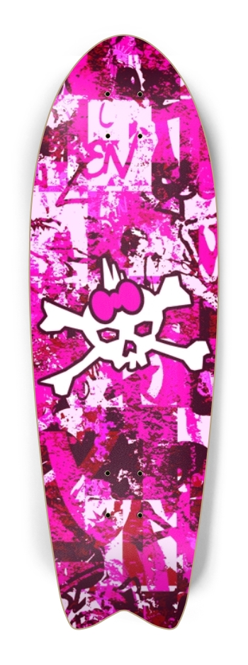 Pink Punk Skull