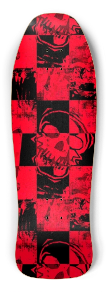 Red Grunge Skull