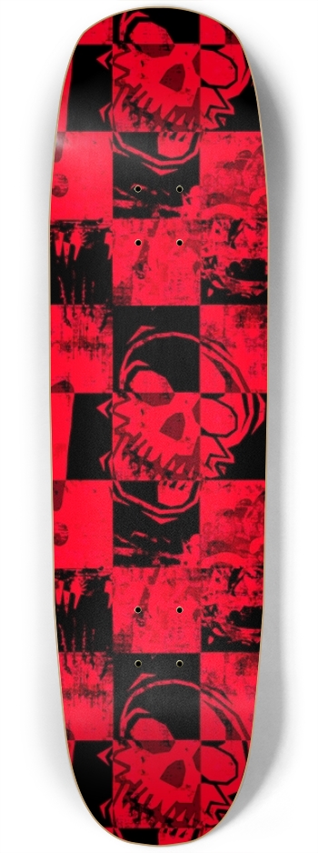 Red Grunge Skull
