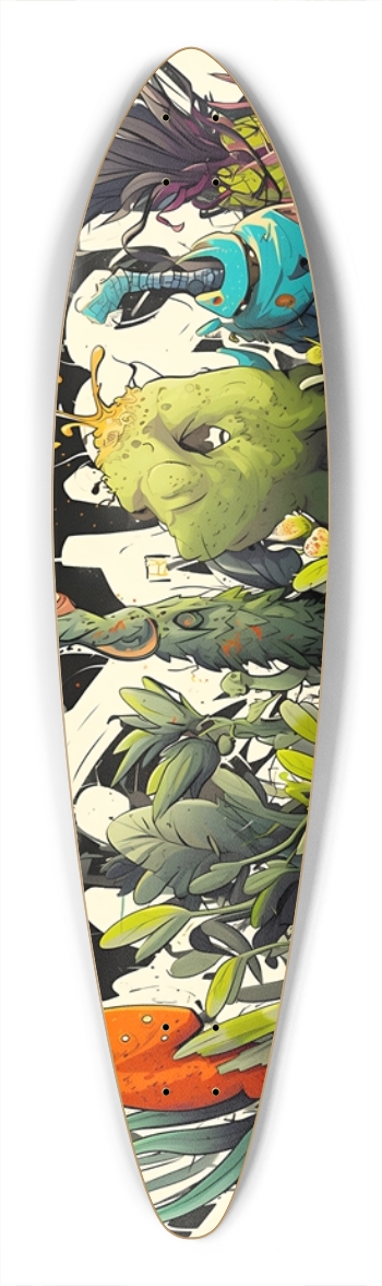 inside my head Pintail Longboard