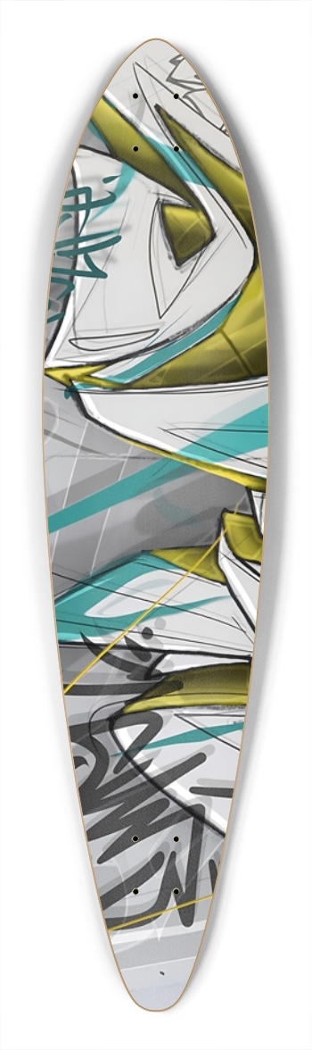 EINS sketch Pintail Longboard