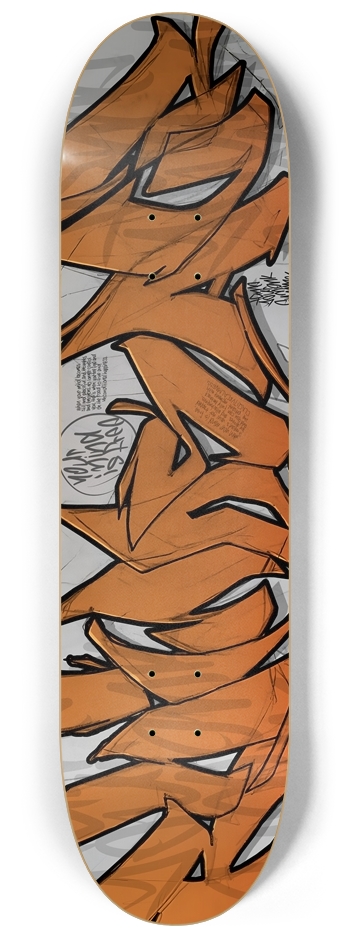 Rhinorange 8-1/4 Skateboard Deck