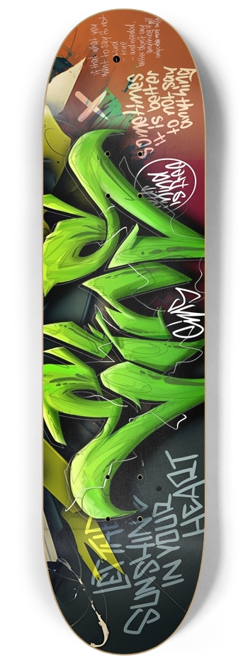 EINS retro notes 8-1/4 Skateboard Deck