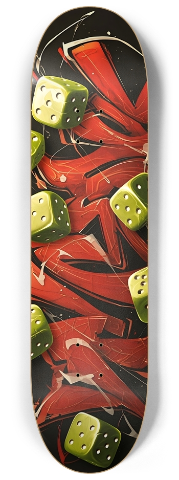 roll the daice 8-1/4 Skateboard Deck