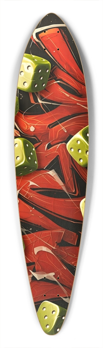 roll the daice Pintail Longboard