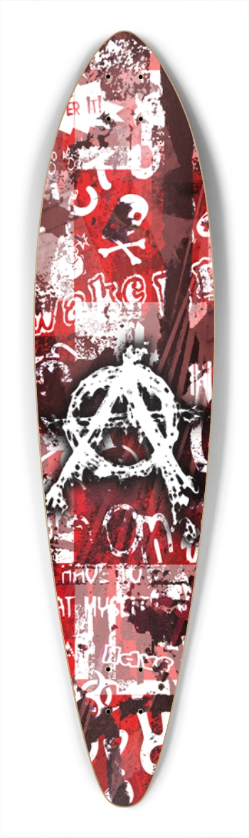 Anarchy Grunge Pintail Longboard