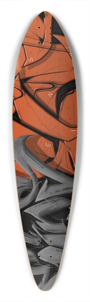 einsEINS collide Pintail Longboard