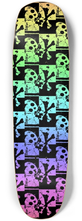 Rainbow Skull Checkers