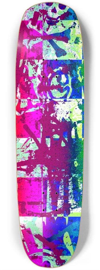 Rainbow Urban Graffiti Square Nose