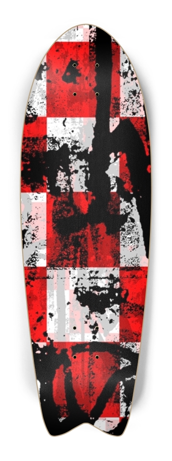 Red Checker Graffiti