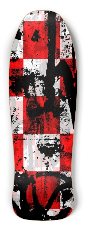 Red Checker Graffiti