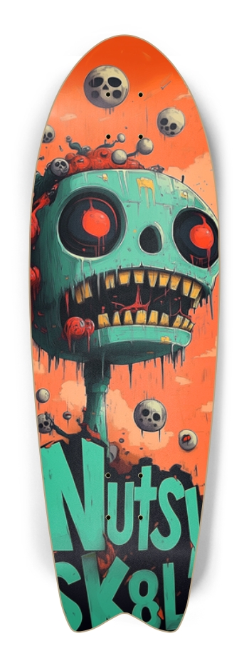 Nutsy Robot Sk8LL Deck