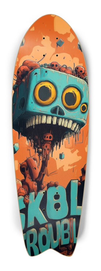 ROBOT SK8LL Trouble Deck