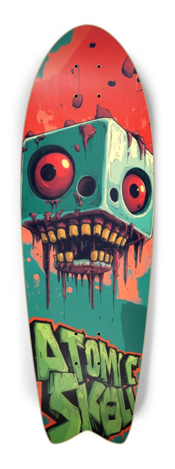 ATOMIK SK8LL Custom Deck