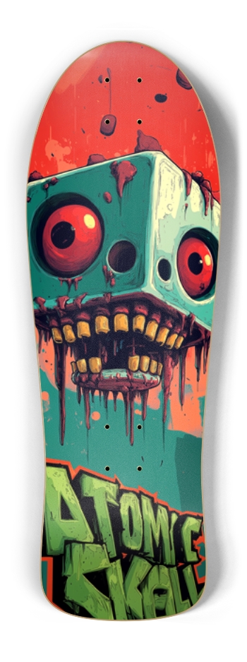 ATOMIK SK8LL Custom Deck