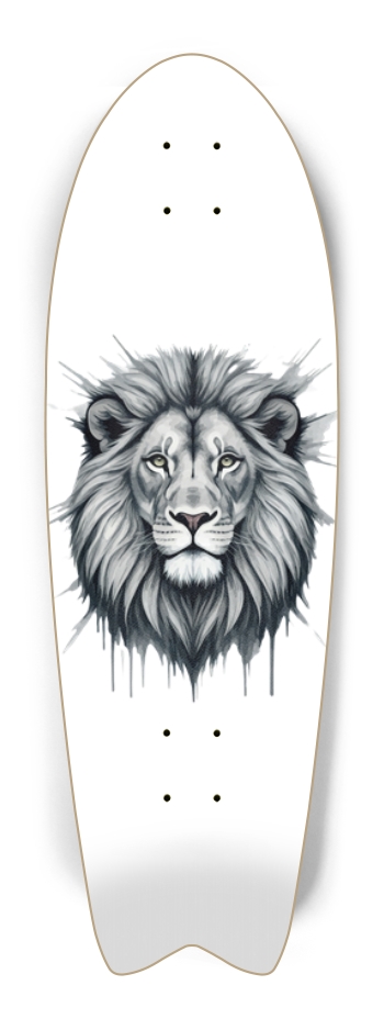 Lion Face Splash Background