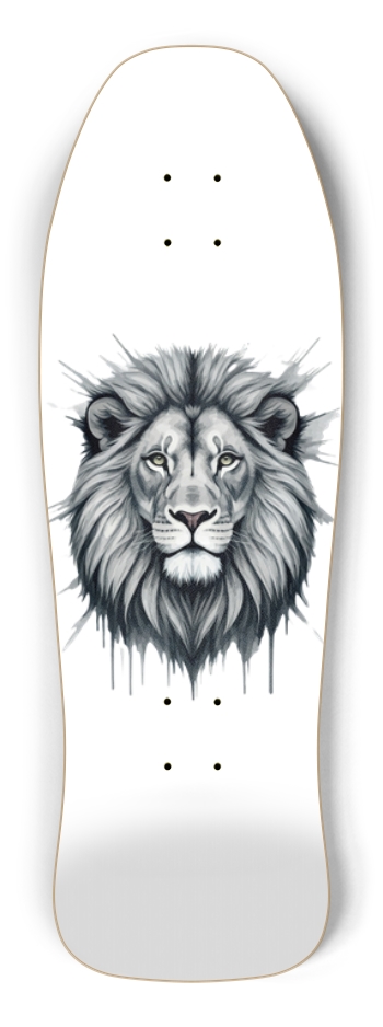 Lion Face Splash Background Shredder Shape