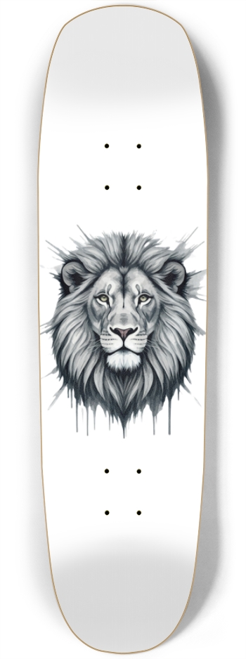 Lion Face Splash Background