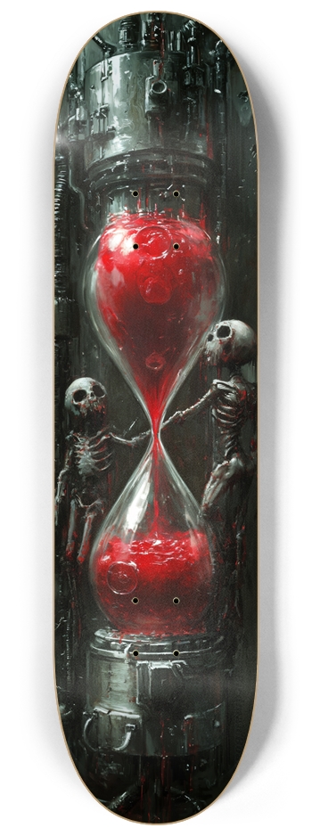 Life's Hourglass 8-1/4 Skateboard Deck