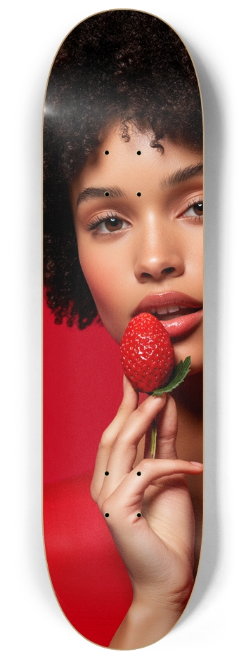 Strawberry custom skateboard  8-1/4 Skateboard Deck