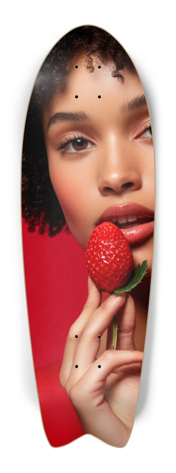 Strawberry custom skateboard 