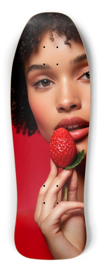 Strawberry custom skateboard 