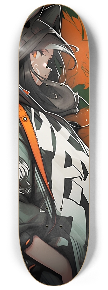 Makino orange 8-1/4 Skateboard Deck