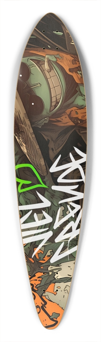 Viel Freude carl Pintail Longboard