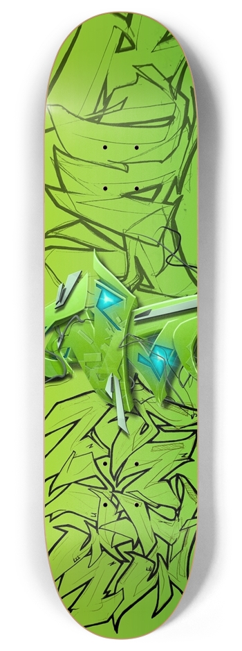 The jungle 8 Inch Skateboard Deck