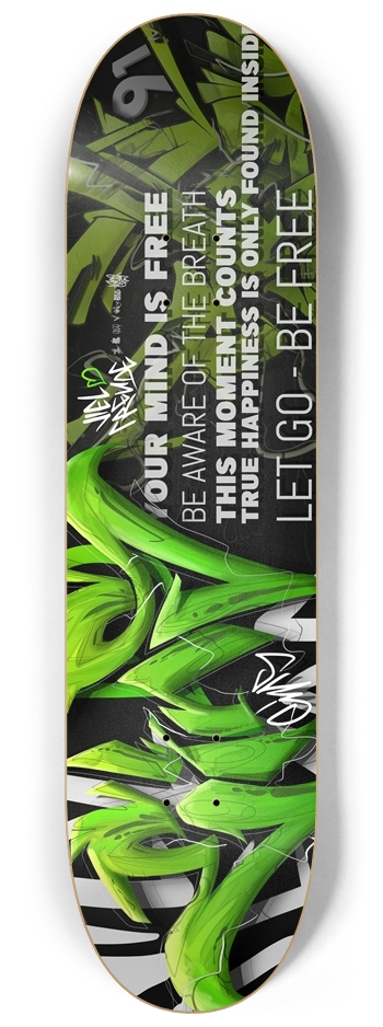 Happy life 8-1/4 Skateboard Deck