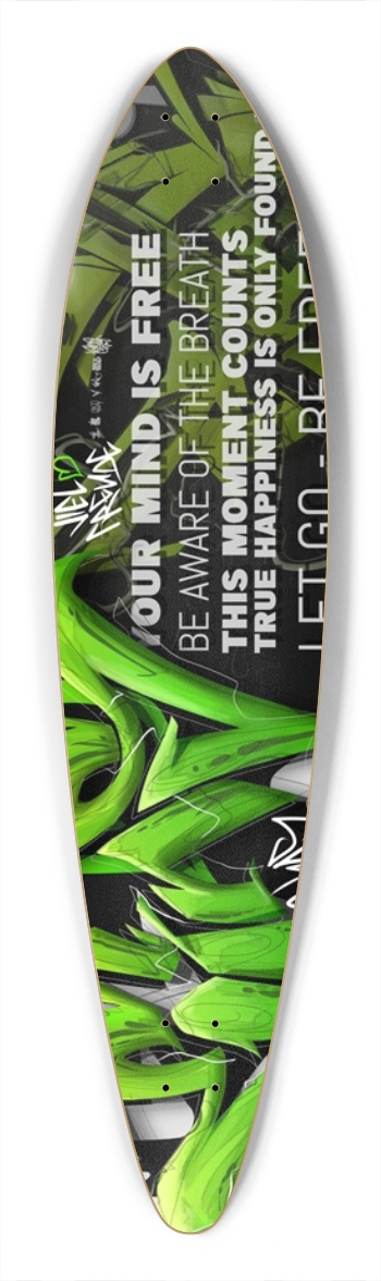 Happy life Pintail Longboard