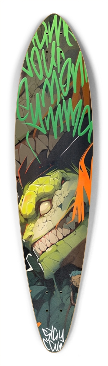 Tame it Pintail Longboard