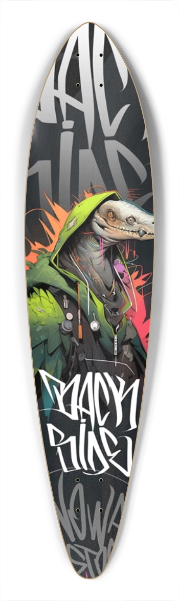 eaglezard backside Pintail Longboard