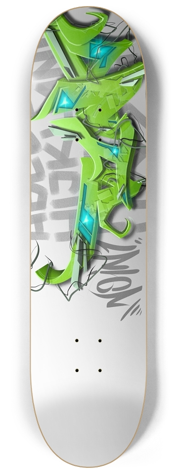 Dino deluxe 8-1/4 Skateboard Deck