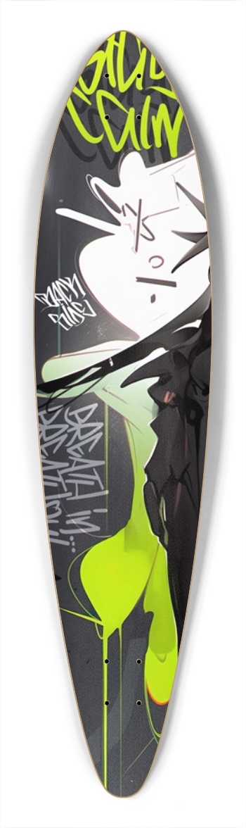 Stay calm oreo Pintail Longboard