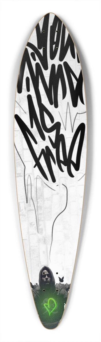 Your Mind is Free Pintail Longboard