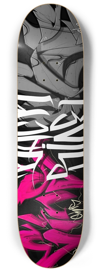 Pink eins 8-1/4 Skateboard Deck