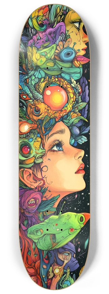 Little dreamer custom design  8-1/4 Skateboard Deck