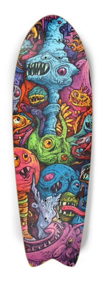 Mindscream custom Skateboard design 