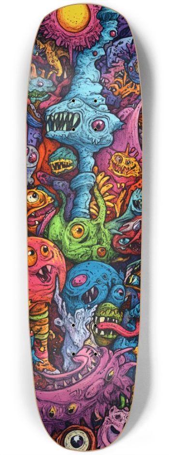Mindscream custom Skateboard design 
