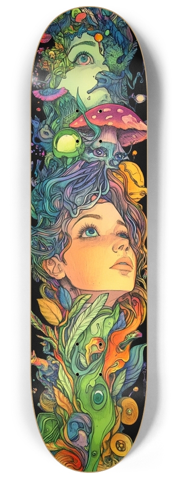 Little dreamer custom design  8-1/4 Skateboard Deck