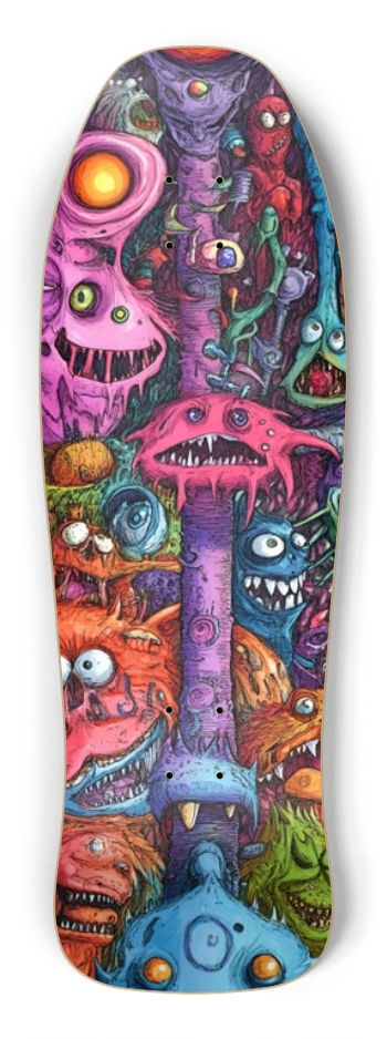 Mindscream custom Skateboard Shredder Shape