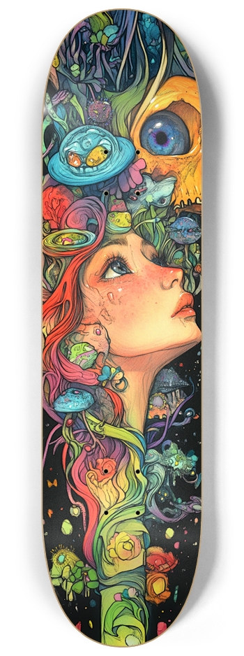 Little dreamer custom design 8-1/4 Skateboard Deck
