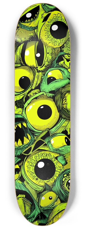 Uggly Alien Eyes 8-1/4 Skateboard Deck