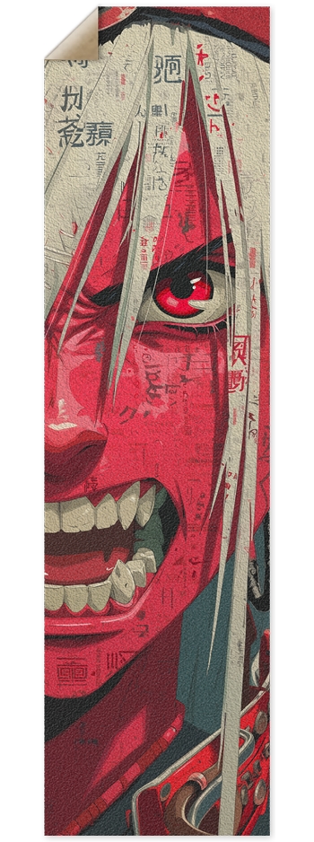 Yuji Attack 9 x 33 Inch Griptape