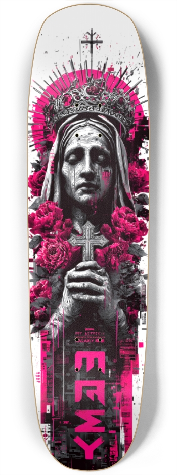 (White is transparent) Sk8 Bible Square Nose