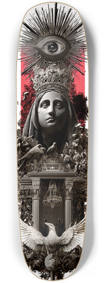 (White is transparent) Dark Vatican Square Nose