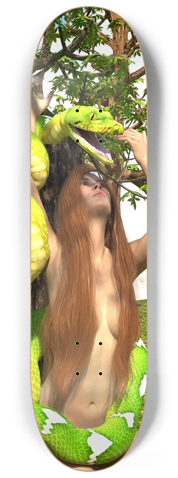 Eve and the snake 8-1/4 Skateboard Deck
