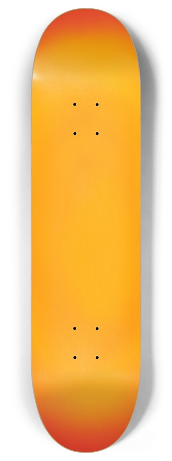 Warm Ombré 8 Inch Skateboard Deck