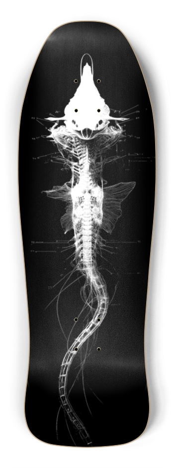 (White is wood) Alien Fish